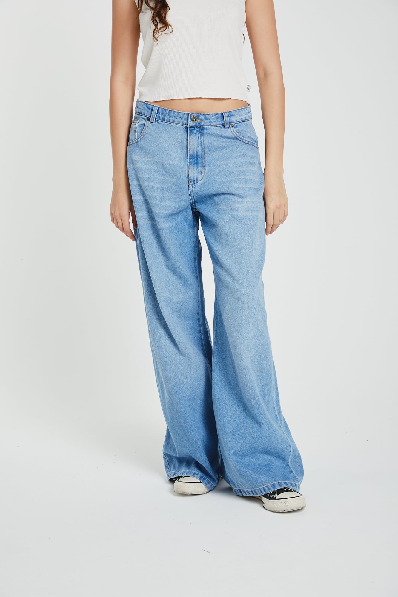 Jean Buxter Low Wide Used Midlight Blue